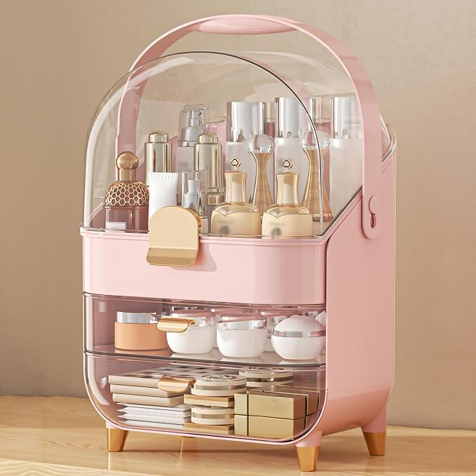 Makeup Organizer Countertop, Skincare Holder Bathroom Counter Organizer by Anylady