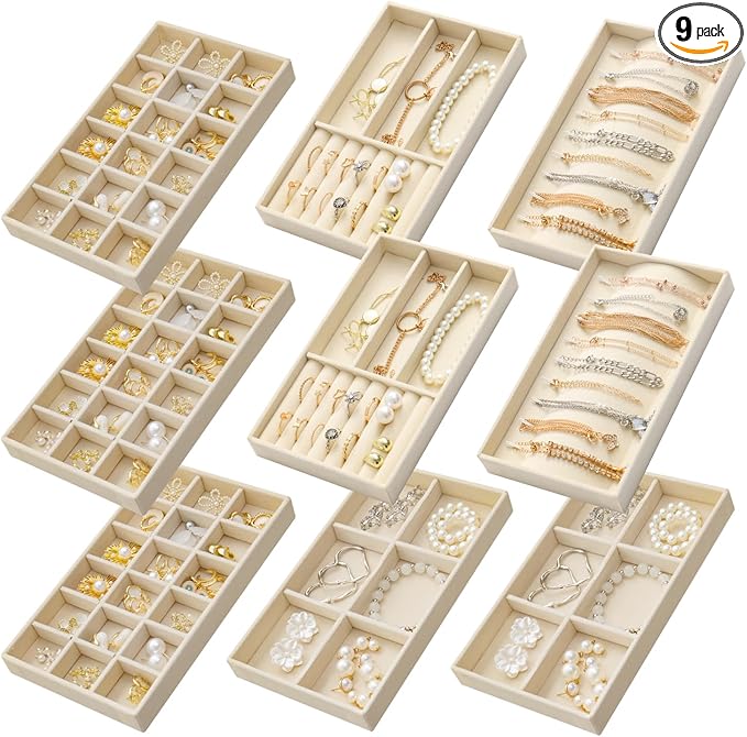 SPAKOWN Jewelry Trays Organizer by SPAKOWN