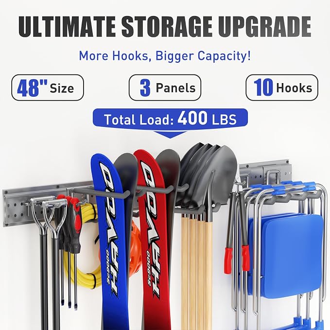 Garage Tool Organizer Wall Mount 48 inches - Image 2