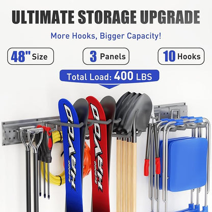 Garage Tool Organizer Wall Mount 48 inches - Image 2