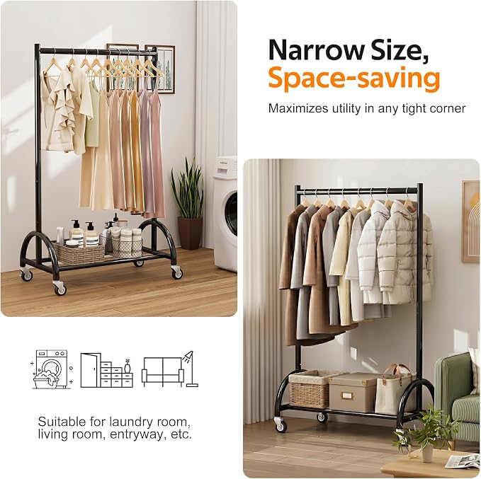 MISSLO Heavy Duty Clothing Rack - Image 6