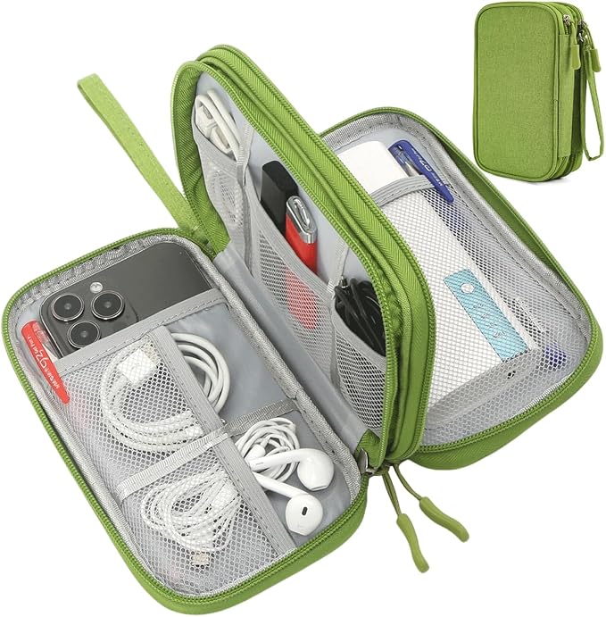 CAAORDKSO Electronic Organizer Travel Cable Accessories Bag, Tech Pouch by Unknown