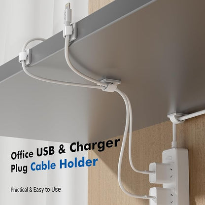 60 pcs Adhesive Cable Clips, Cord Holder, Cord Clips - Image 4