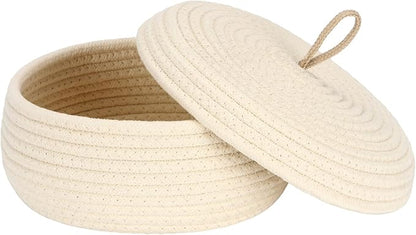 Sea Team Round Cotton Rope Storage Basket by SeaTeam