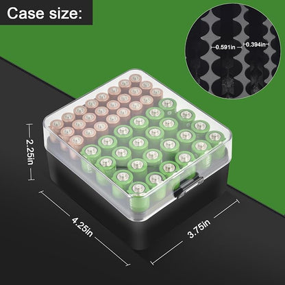 ALCYON Battery Organizer Storage Case, Battery Vault Box Container - Image 4