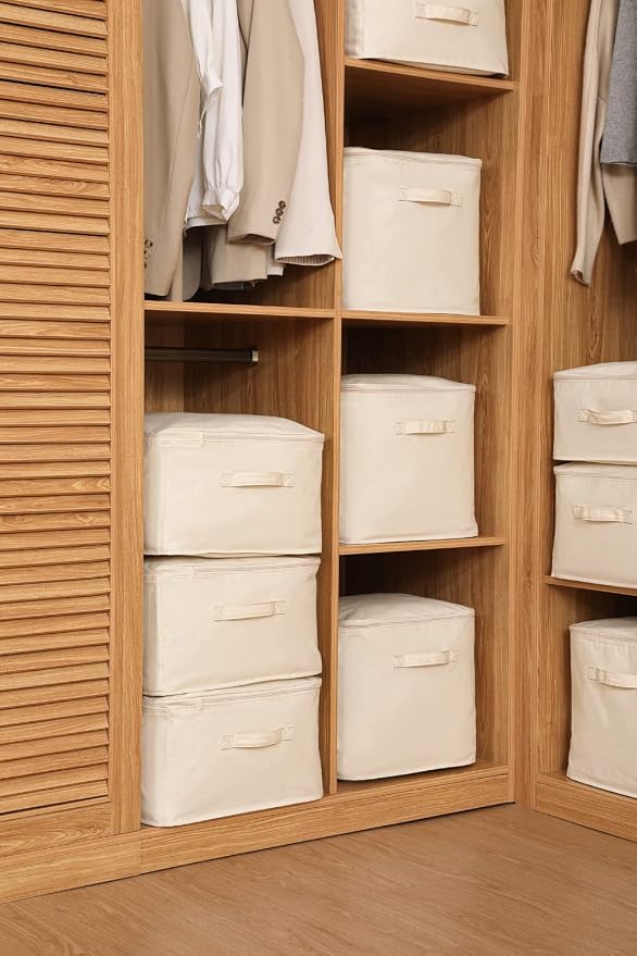 Decorative Basket Rectangular Fabric Storage Bin Organizer Basket - Image 5