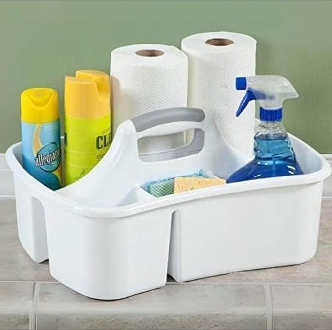 Extra Large 5 Gal Divided Cleaning Caddy Organizer - Image 2