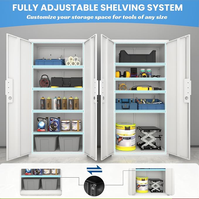 Metal Garage Storage Cabinet - Image 5