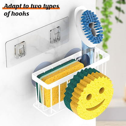 Sponge Holder Smiley Face, Sink Caddy, Kitchen Organizer - Image 3