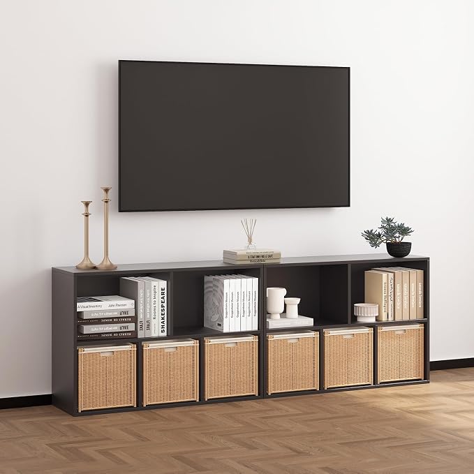 Wooden 5 Cube Storage Organizer - Image 4