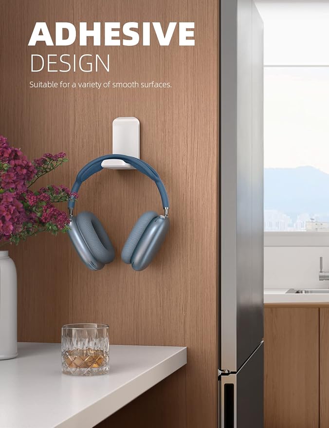 Lamicall Headphone Stand, Sticky Headset Hanger - Image 3