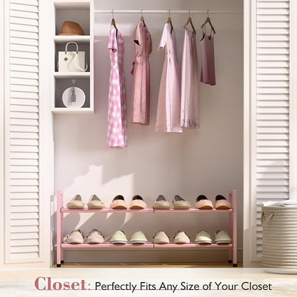 Bumusty 2-Tier Expandable Shoe Rack - Image 2