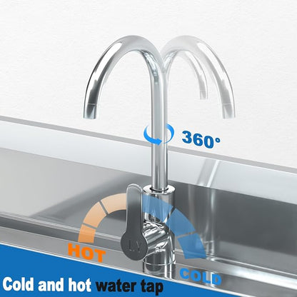 20''Stainless Steel Utility Sink - Image 3