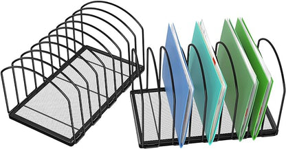 Simple Trending 2 Pack 9 Section Metal File Sorter Organizer by SimpleTrending