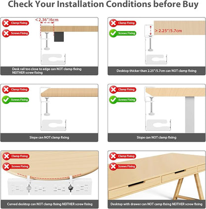 Univivi Under Desk Cable Management Tray - Image 9