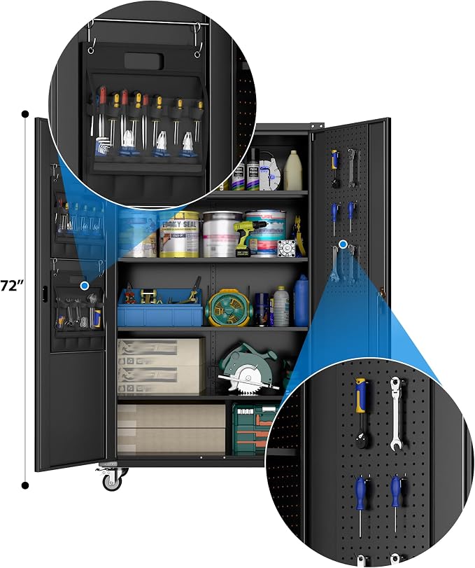 2025 Upgraded Wide & Deep Garage Storage Cabinet - Image 3