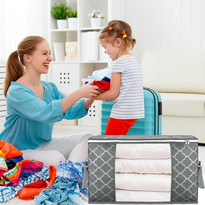 90 L Large Storage Bag Clothes Storage Organizer - Image 7
