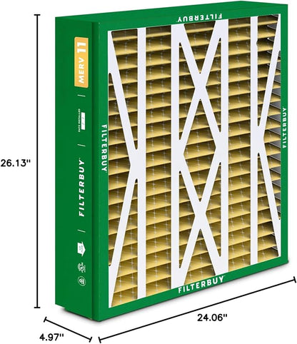 Filterbuy 24.5x27x5 Air Filter MERV 11 Superior Pet & Allergy Defense, Pleated - Image 10