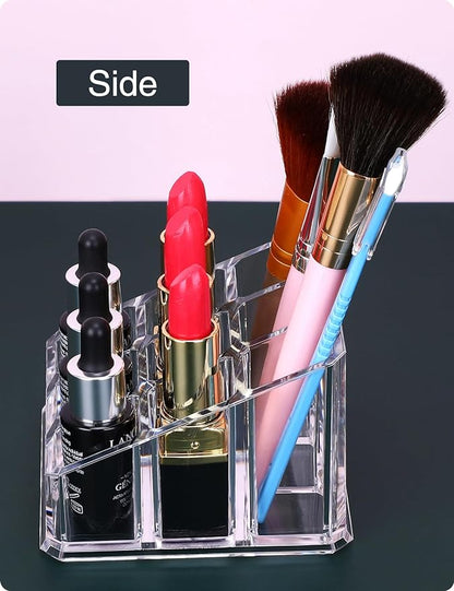 MOSIKER Lipstick Lip Gloss Organizer, Small Clear Acrylic Compact Essential Oil - Image 6