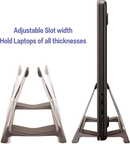 Vertical Laptop Stand, Space Saving Holder - Image 4