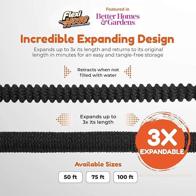 Flexi Hose Lightweight Expandable Garden Hose, 50FT - Image 2