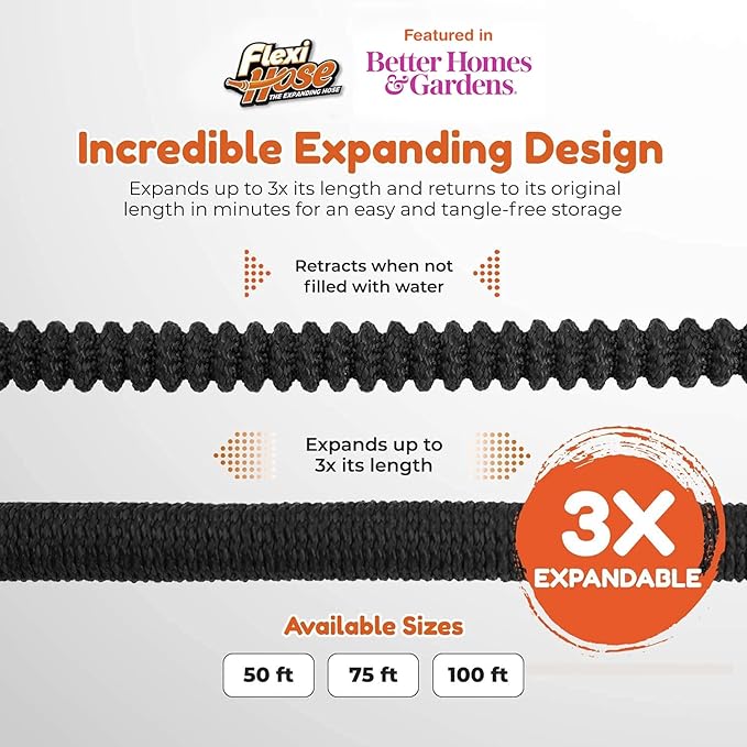 Flexi Hose Lightweight Expandable Garden Hose, 150FT -Retractable Garden Hose - Image 2