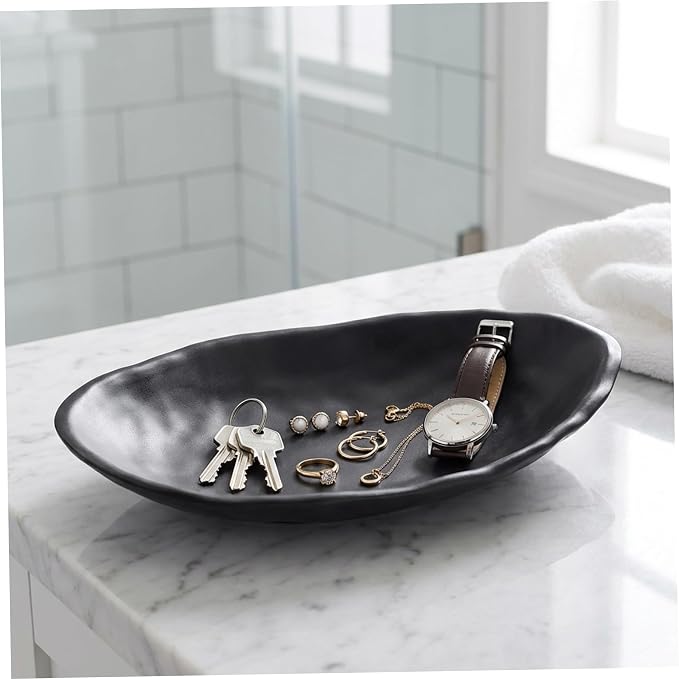 Black Decorative Bowl for Keys - Image 4
