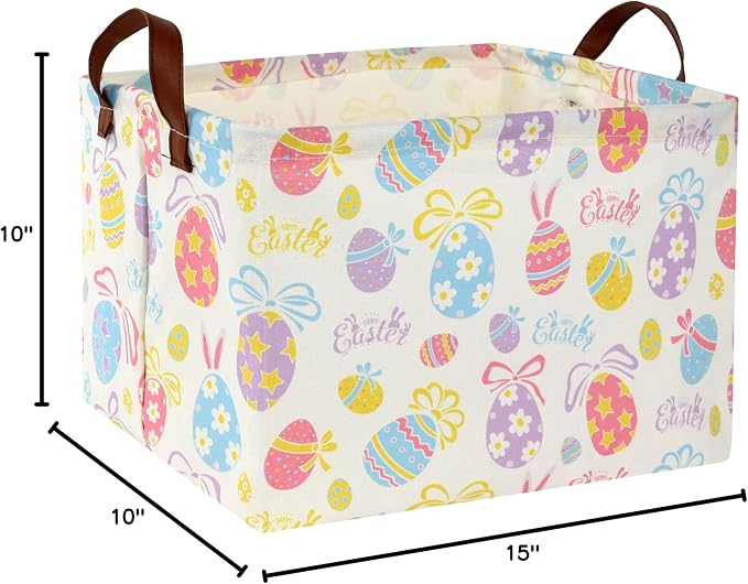 Rectangular Kids Storage Bin Basket Organizer - Image 7