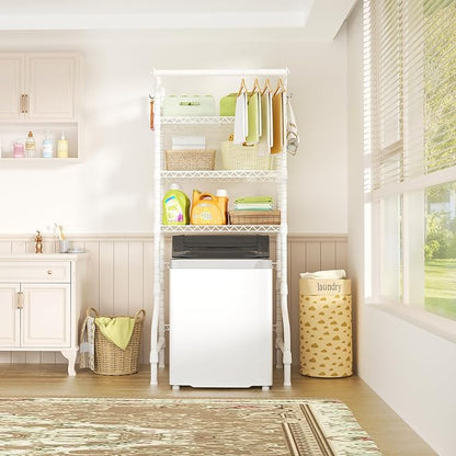 Ulif U11 Medium Over Washer and Dryer Shelves, 3 Tiers Laundry Room Storage and - Image 5