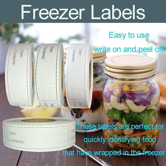 1000pcs Freezer Labels, 1x3 inch - Image 7