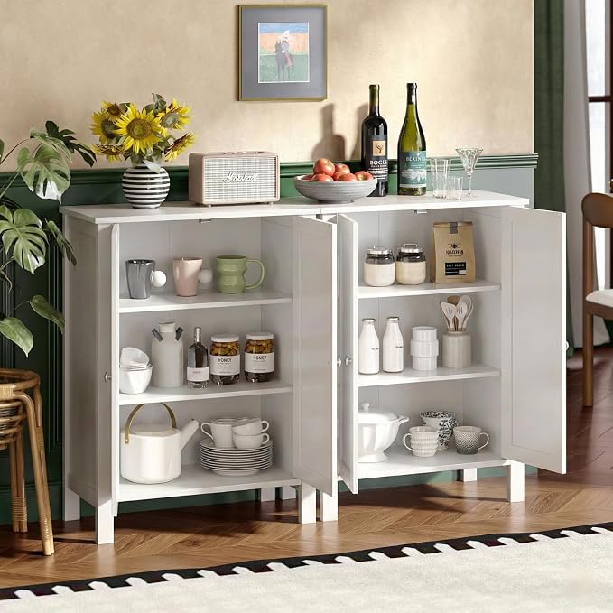 Bonnlo Bathroom Cabinet Free Standing Floor Storage - Image 6