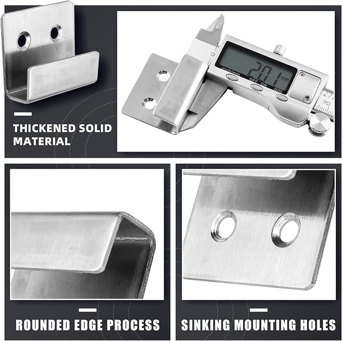 Luomorgo Tile Display Wall Hanger, Small Size, Wall Mount Brackets Hook - Image 2