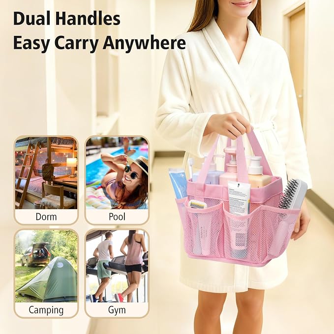 F-color Mesh Shower Caddy Portable - Image 7