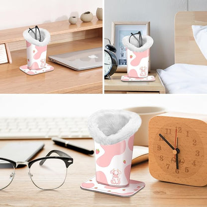 Fintie Plush Lined Eyeglasses Holder, Glasses Stand Case, Anti-scratch Glasses - Image 5
