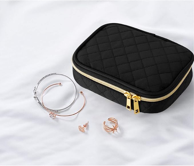 Teamoy Small Jewelry Travel Case, Portable Jewelry Organizer Bag - Image 7
