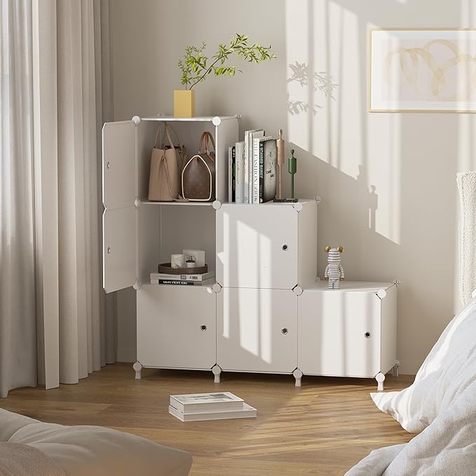 Cube Storage Organizer, 6-Cube Shelves Unit - Image 6