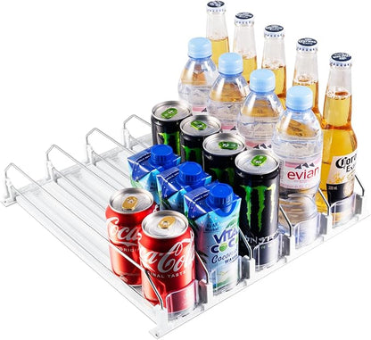 Drink Organizer for Fridge, Soda Can Dispenser for Refrigerator, Automatic - Image 7