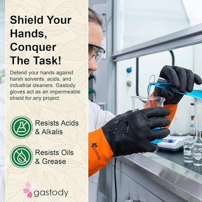 Gastody™ - Chemical Resistant Gloves, Heavy Duty Safety Work Gloves, Resist Acid - Image 2
