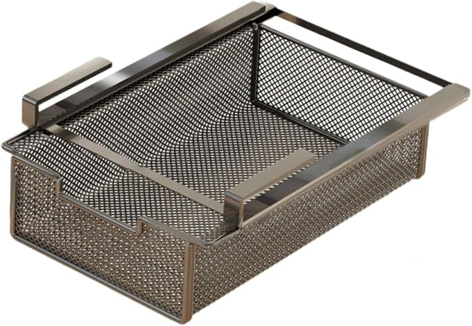 Hanging Pullout Drawer Basket Under Table Drawer Metal Under Shelf Basket by Unknown