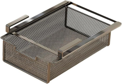 Hanging Pullout Drawer Basket Under Table Drawer Metal Under Shelf Basket by Unknown