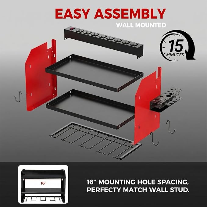 Power Tool Organizer Wall Mount - Image 7