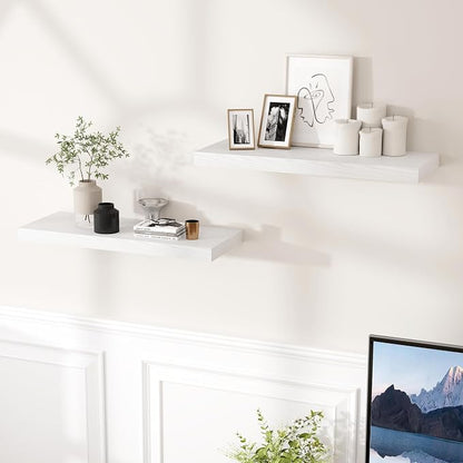 Black Floating Shelves 24 Inch Long 2 Pack - Image 2