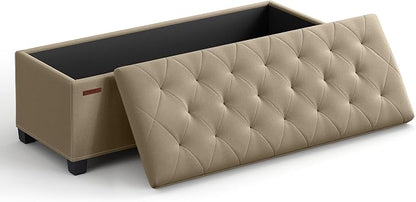 SONGMICS Storage Ottoman Bench, Foot Rest by Unknown
