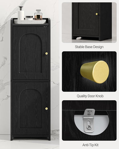 Hzuaneri Bathroom Storage Cabinet, Small Corner Floor Cabinet - Image 5
