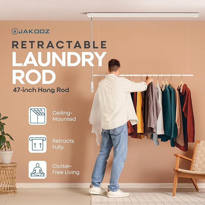 Retractable Ceiling Mounted Clothes Drying Rack - Image 2