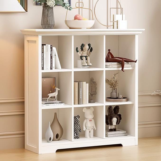 Wooden Cube Shelf Bookcase - Image 2