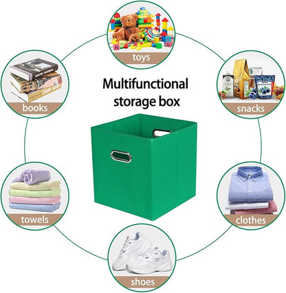 Fabric Cloth Storage Bins, Fabric Cube Bins Organizer - Image 3