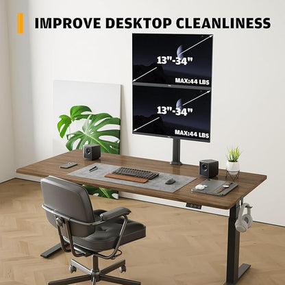HEMUDU Dual Monitor Articulating Desk Mount Arm Stand - Image 5