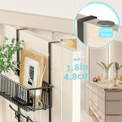 Kaiferty Over The Door Hooks Organizer, Door Hanger Door Storage - Image 6