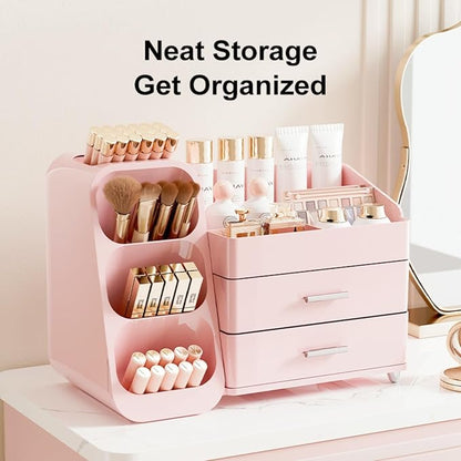 Makeup Organizer with Drawers, Large Capacity Countertop Organizer - Image 3